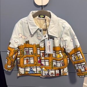 Kith Kids for Sesame Street Lafayette St Shacket - Powder